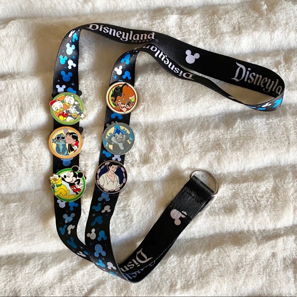 Disney Pins & Landyard
